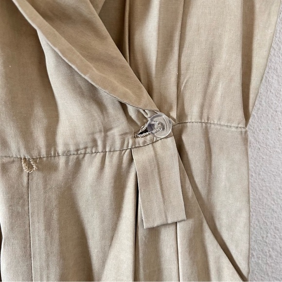P. J. KLEIN VTG Wrap Sleeveless Shorts Romper Women Fits Medium - Picture 6 of 11